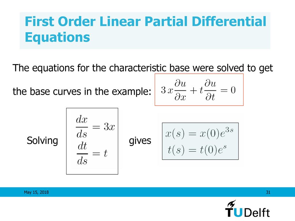 partial differential equations examples