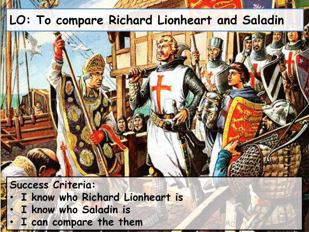 Comparative rich. Саладин крестовые походы.