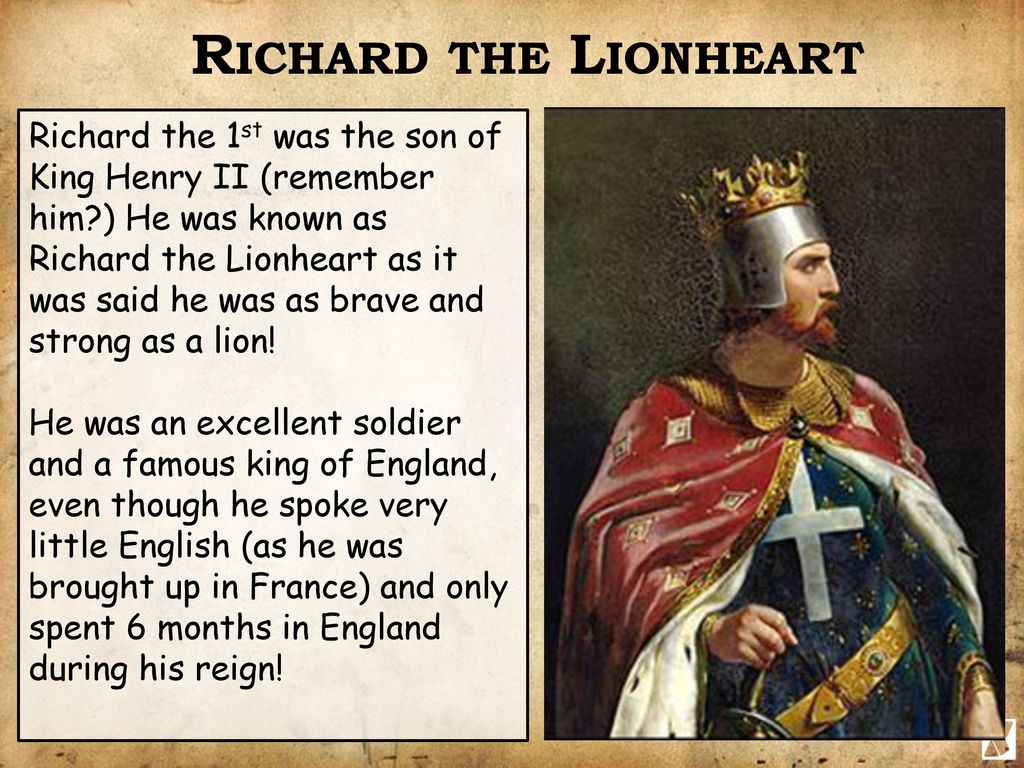 Lo To Compare Richard Lionheart And Saladin Ppt Download