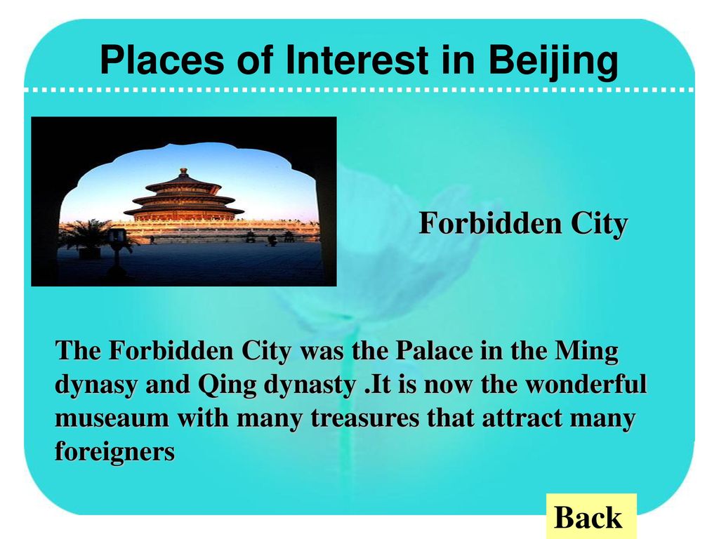 Places of Interest in Beijing