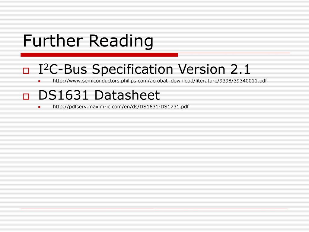 Serial communication buses i2c and spi ppt download