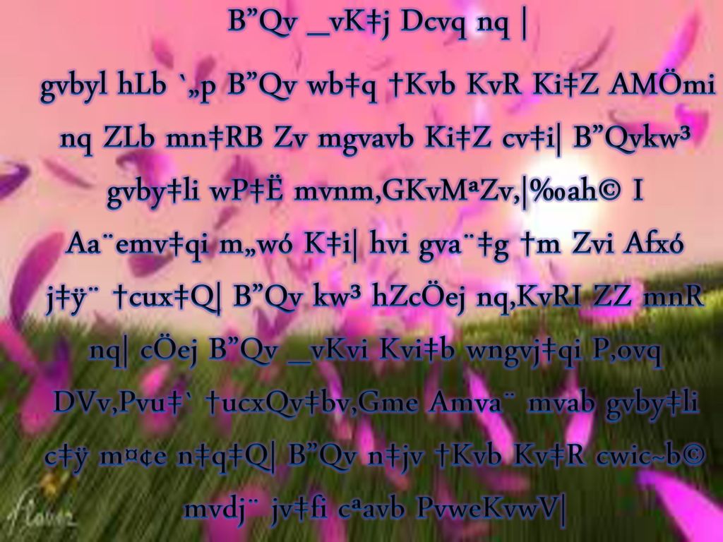 Evsjv E Vkib K V K Mevb K Vmzg Ppt Download