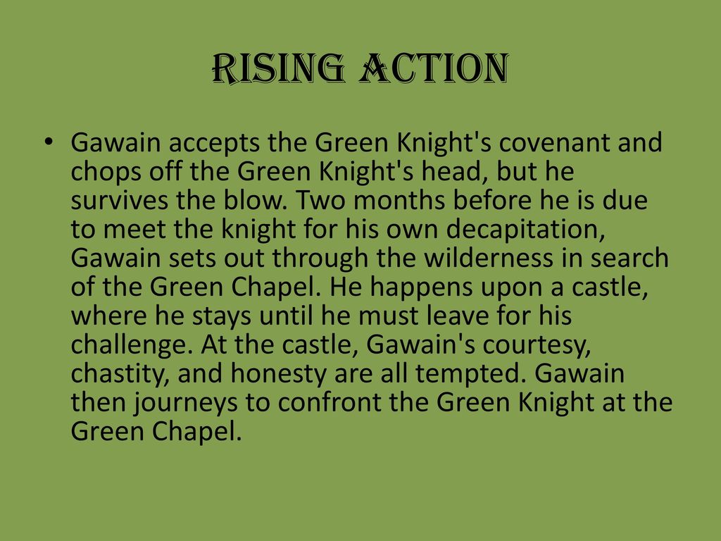 Sir Gawain and the Green Knight, Summary, Characters & Analysis - Video &  Lesson Transcript