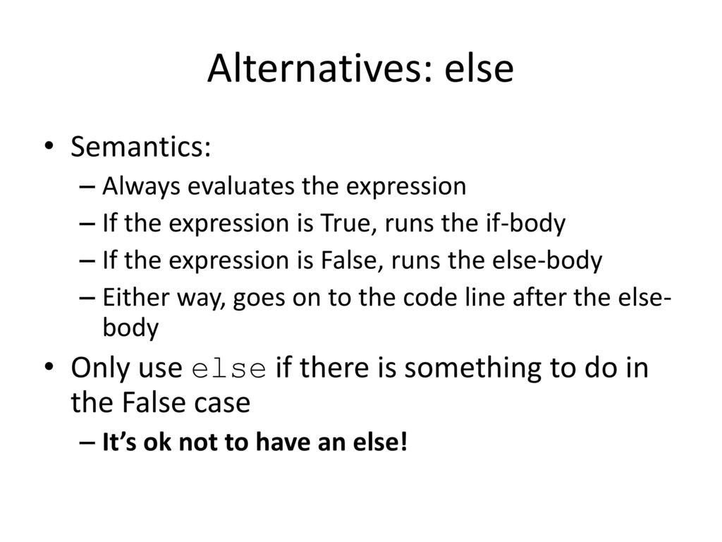 CS 115 Lecture Conditionals and if statements - ppt download