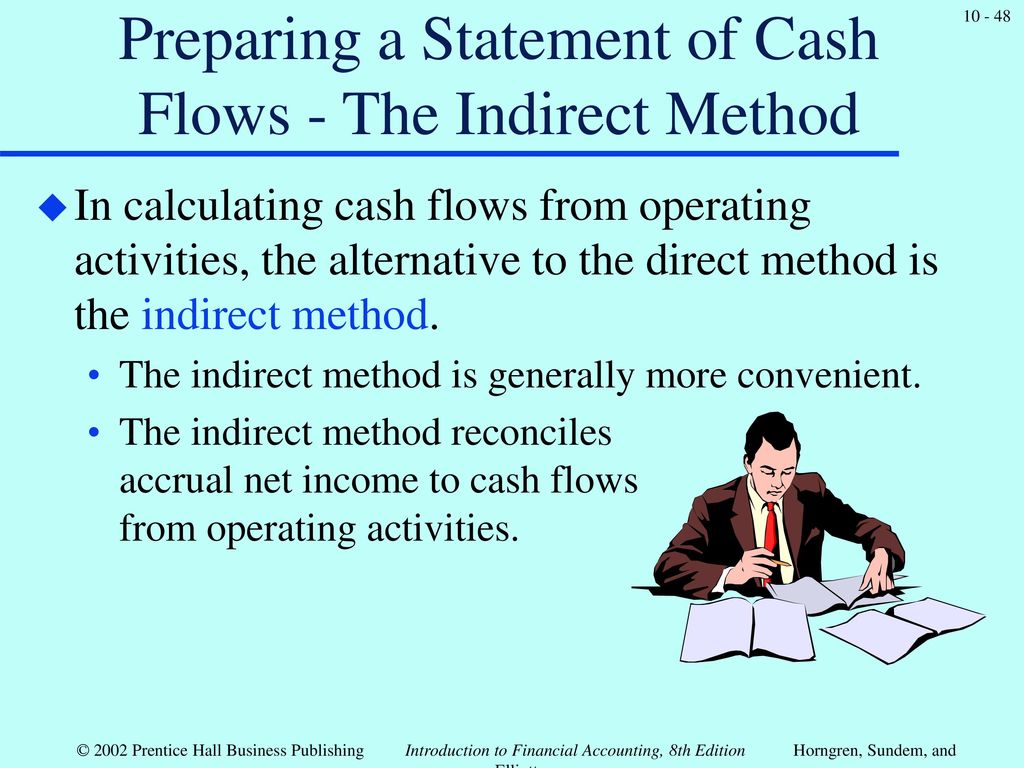 Preparing a Statement of Cash Flows - The Indirect Method