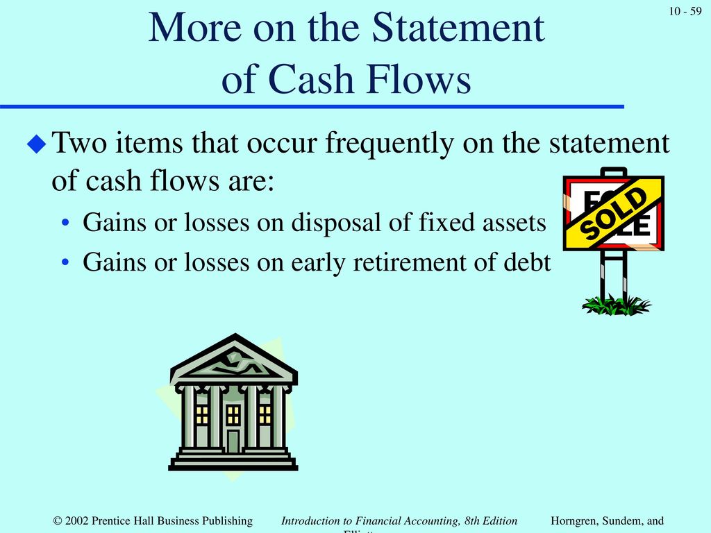 More on the Statement of Cash Flows