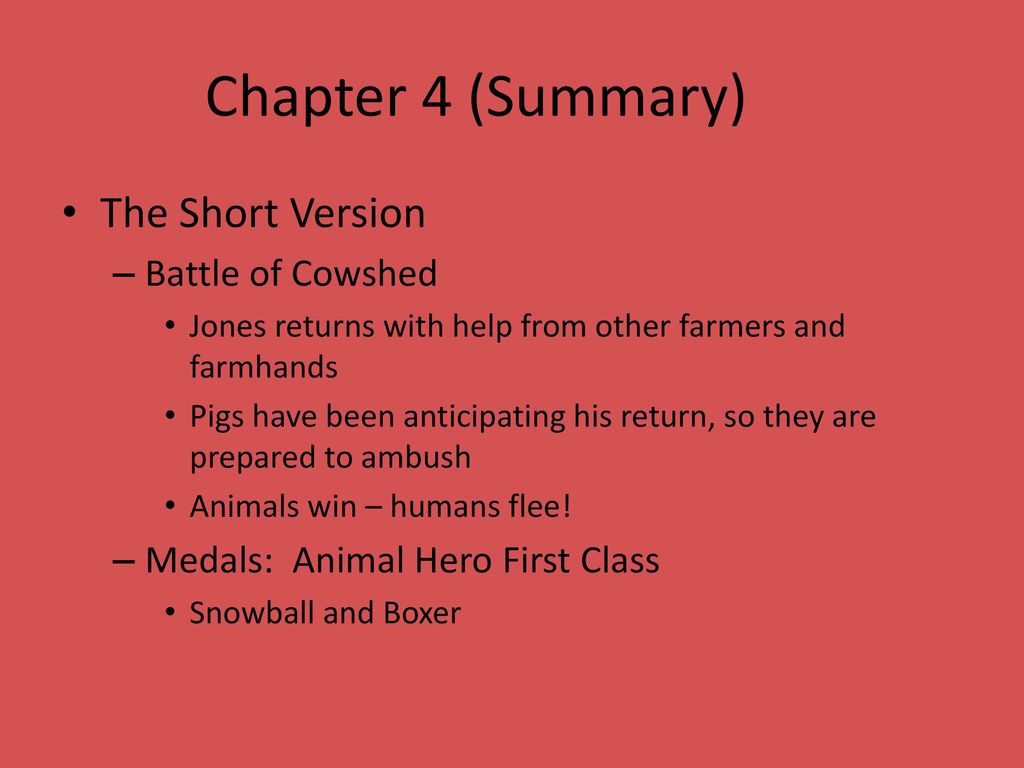 Animal Farm Battle Of The Cowshed