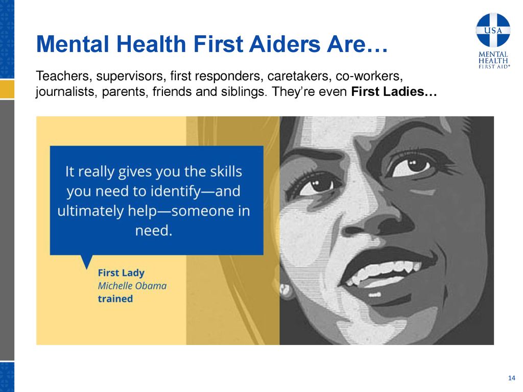 Mental Health First Aiders Are…