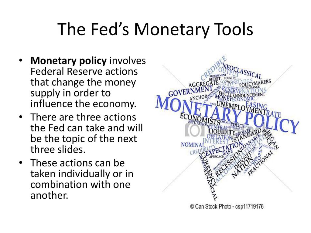 The Fed's Monetary Tools - ppt download