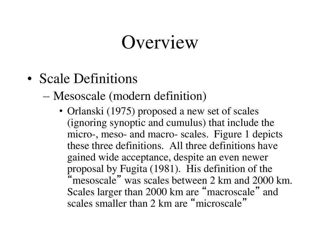 Introduction to Mesoscale Meteorology - ppt download