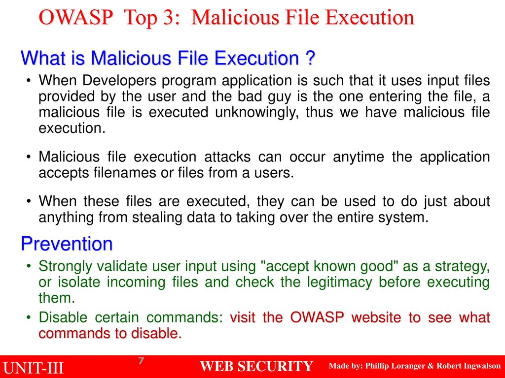Topic web security part 4 ppt download