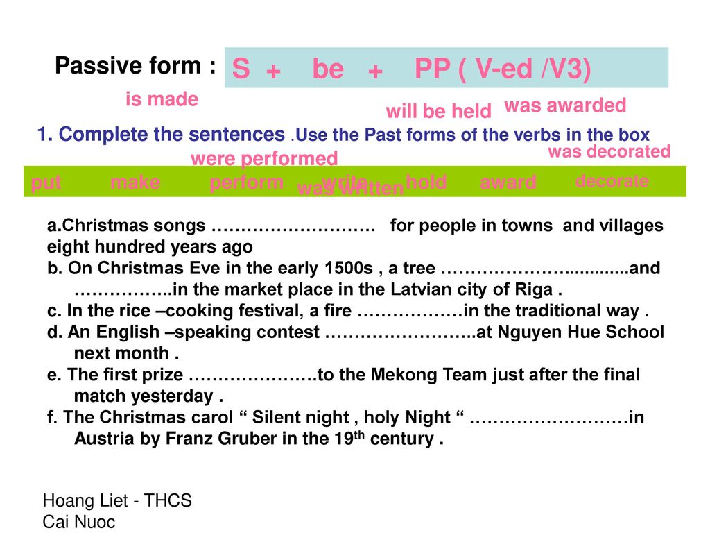 Good afternoon class Hoang Liet - THCS Cai Nuoc. - ppt download