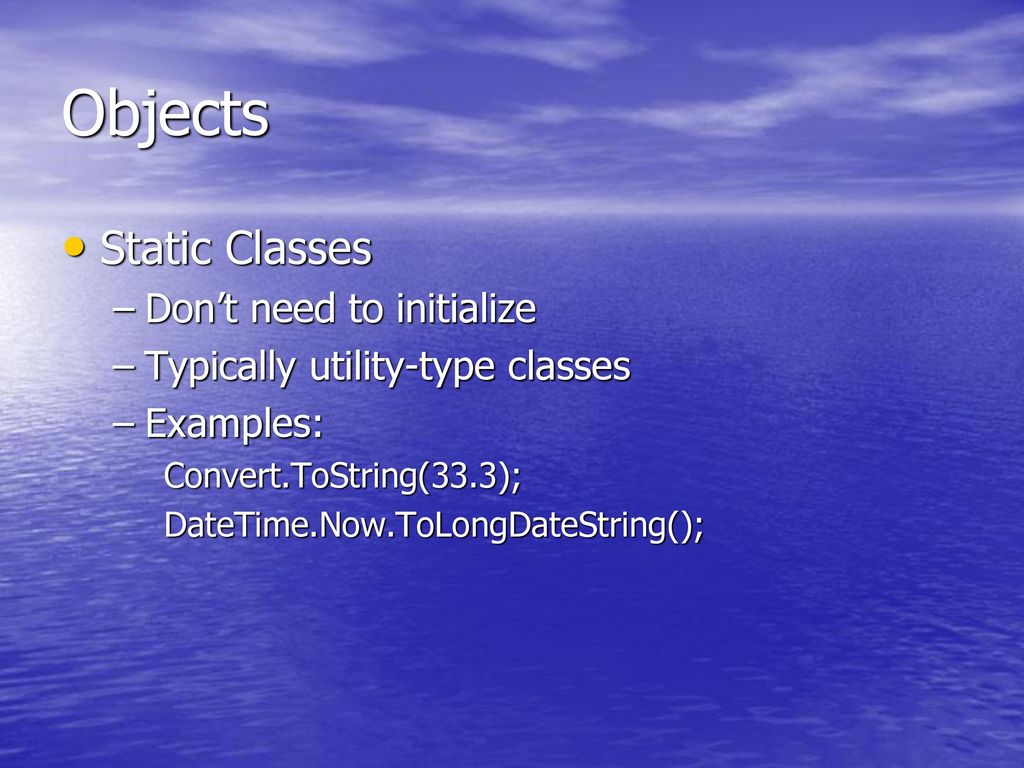 C object oriented programming concepts ppt download