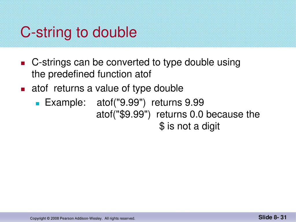Chapter 8 strings and vectors ppt download