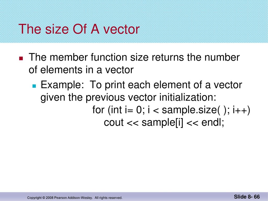 Chapter 8 strings and vectors ppt download