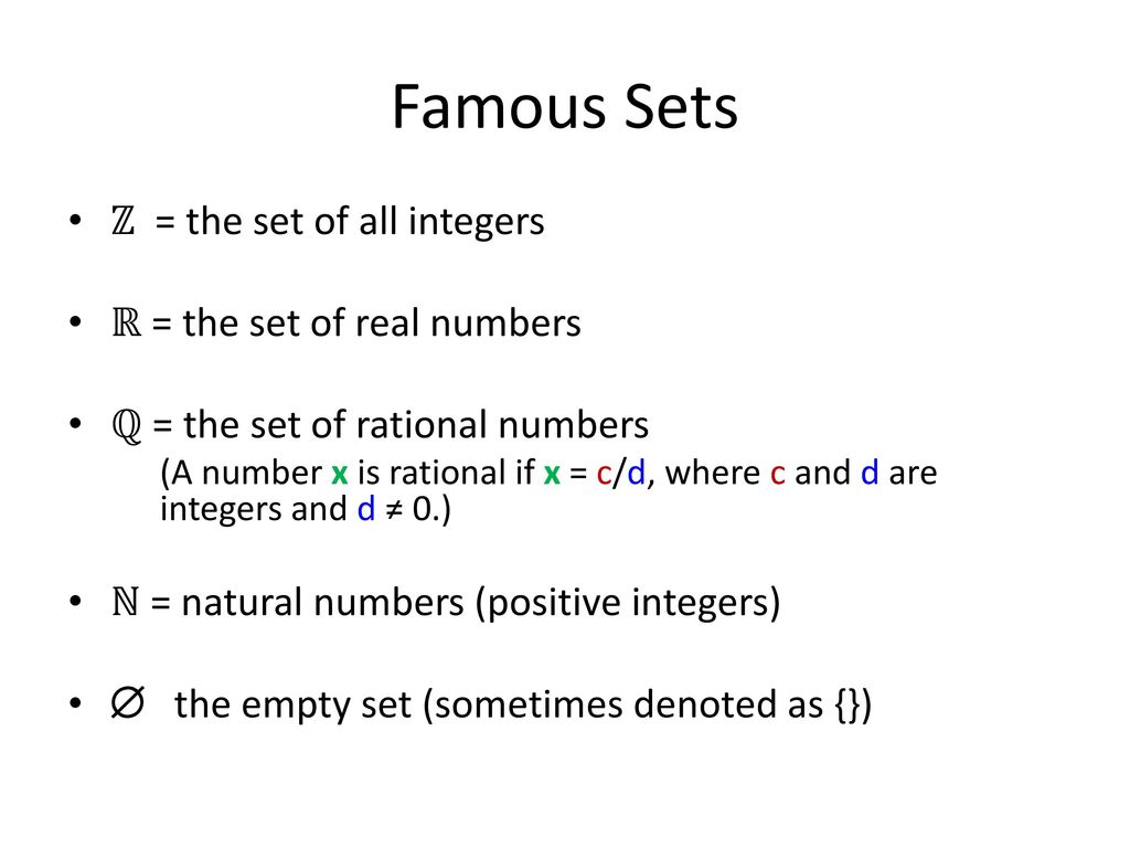 Overview Of Sets An Functions For Ics 6d Ppt Download