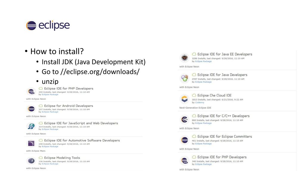 Outline introduction programming in eclipse debugging in eclipse ppt