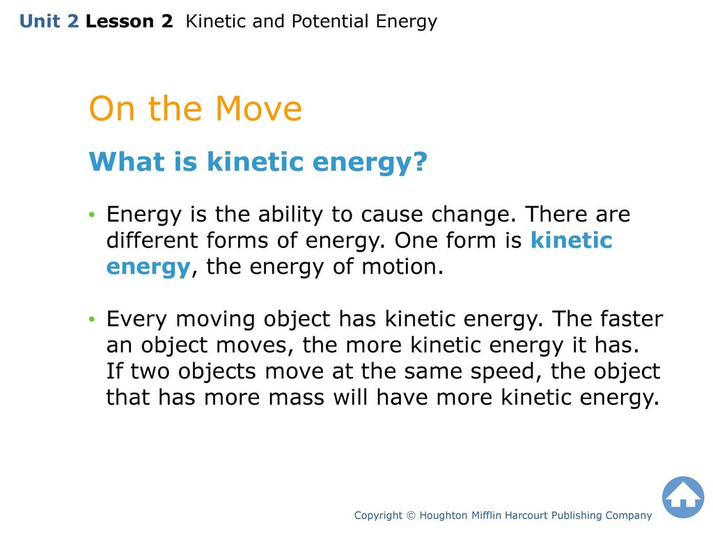 different forms of kinetic energy
