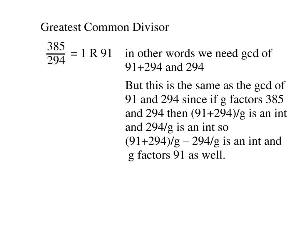 greatest-common-divisor-ppt-download