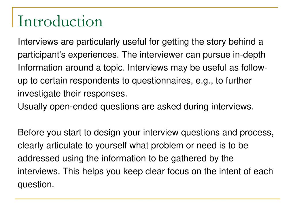 INTERVIEWS Ppt Download interviews-ppt-download