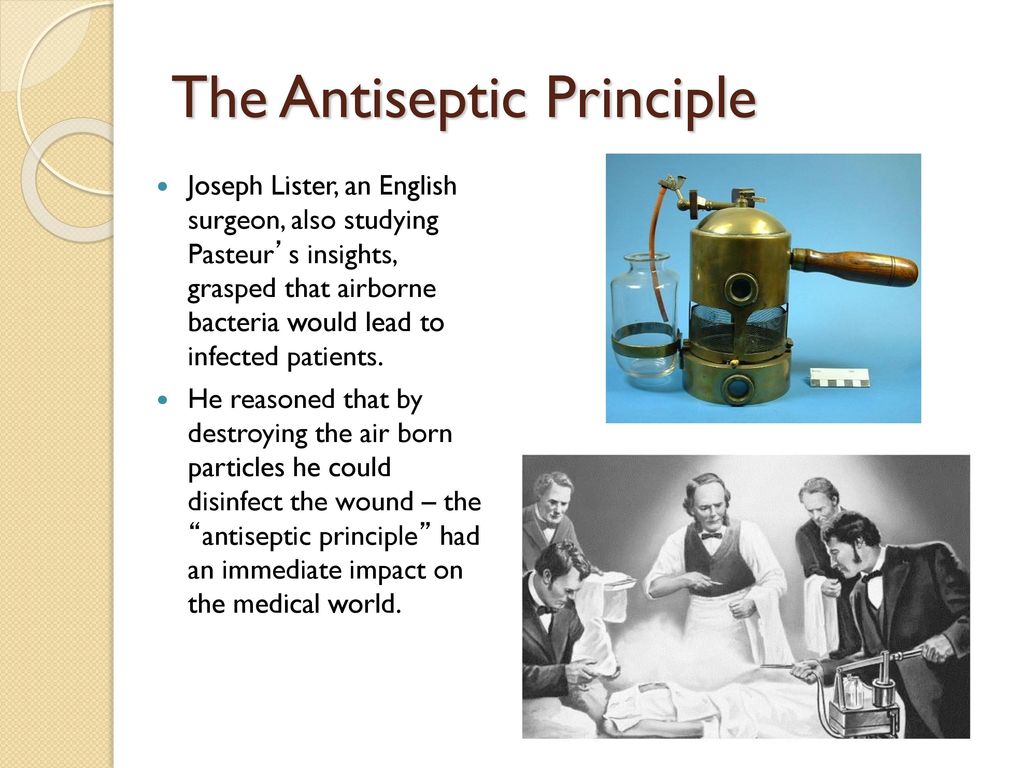 The Antiseptic Principle