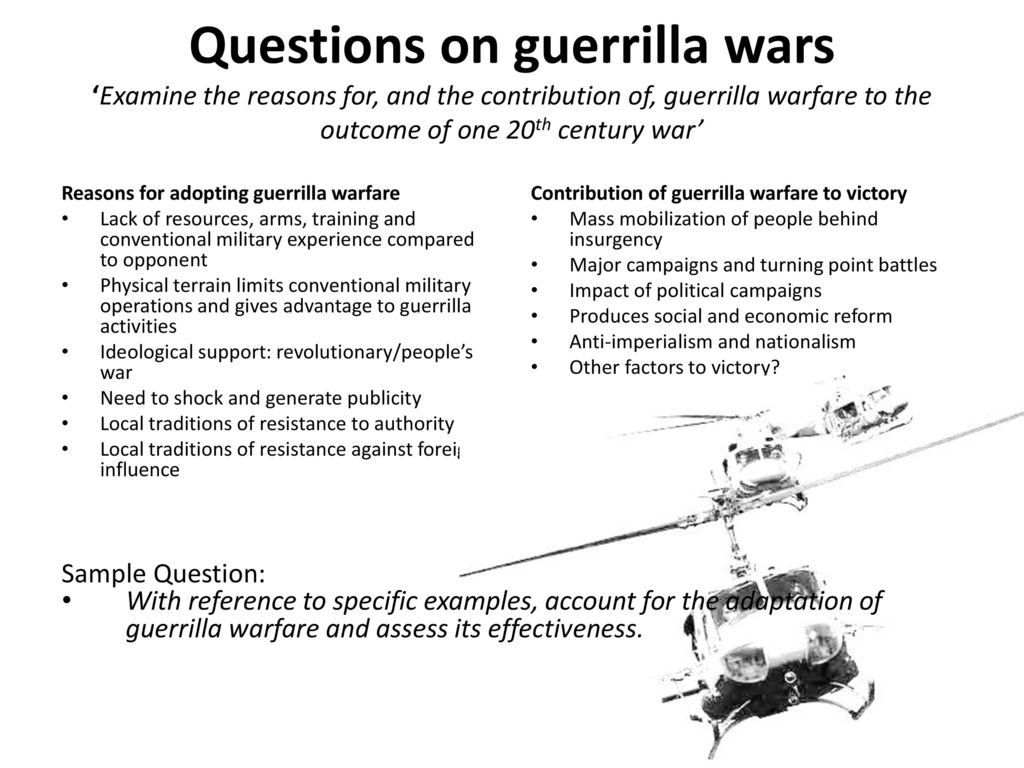 guerrilla warfare definition reson