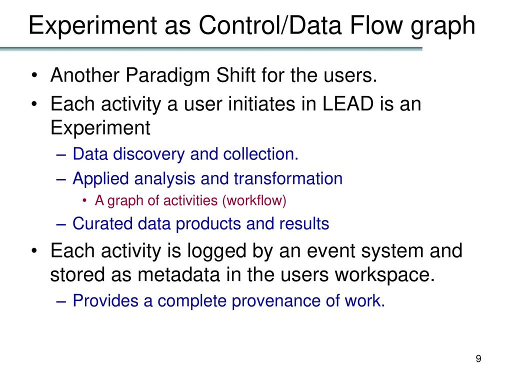 A Quick tour of LEAD for the VGrADS - ppt download