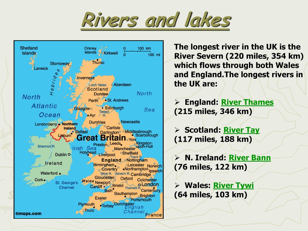 Many rivers and lakes are. The United Kingdom of great Britain карта. Great Britain реки. Реки Великобритании на карте. Карта Соединенного королевства с реками.