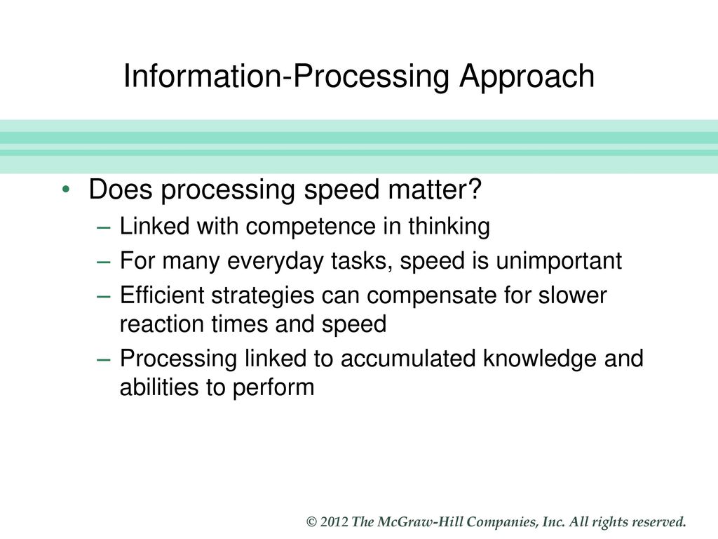 Information-Processing Approach