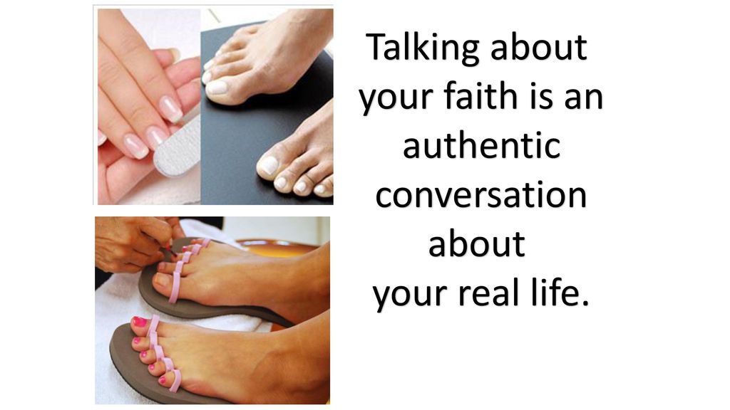 Talking about your faith is an authentic conversation about your real life.