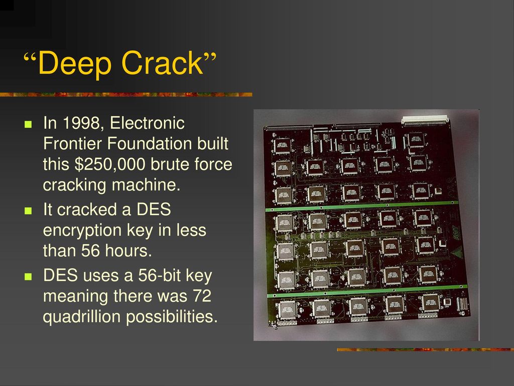 Cracking Encrypted Systems - ppt download