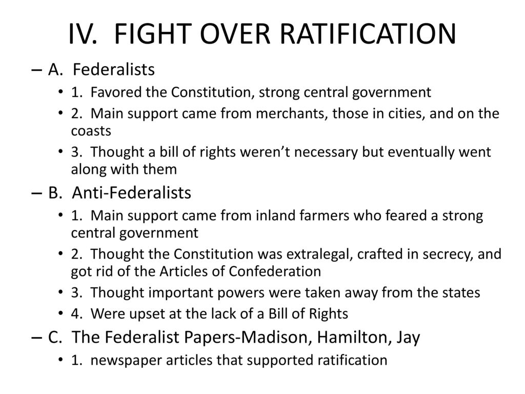 The Constitution And Federalism Ppt Download