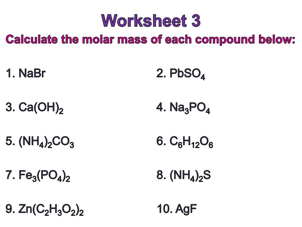 Chemical Formulae Ppt Download