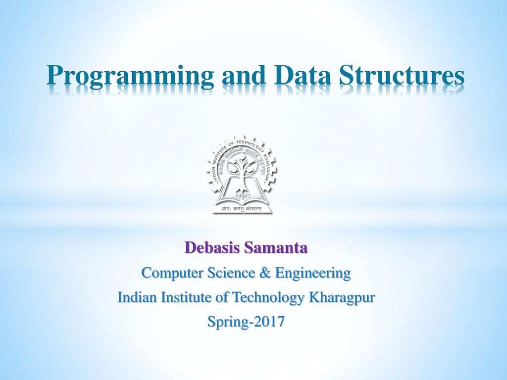 Programming and Data Structures
