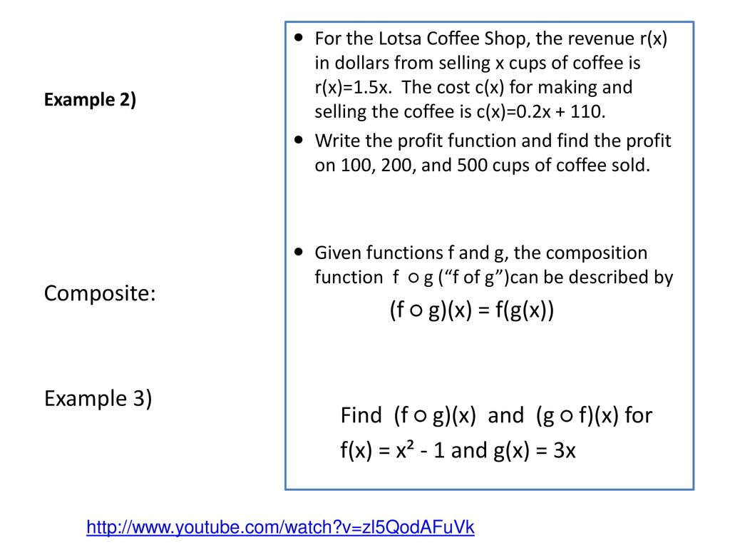1 2 Composition Of Functions Ppt Download