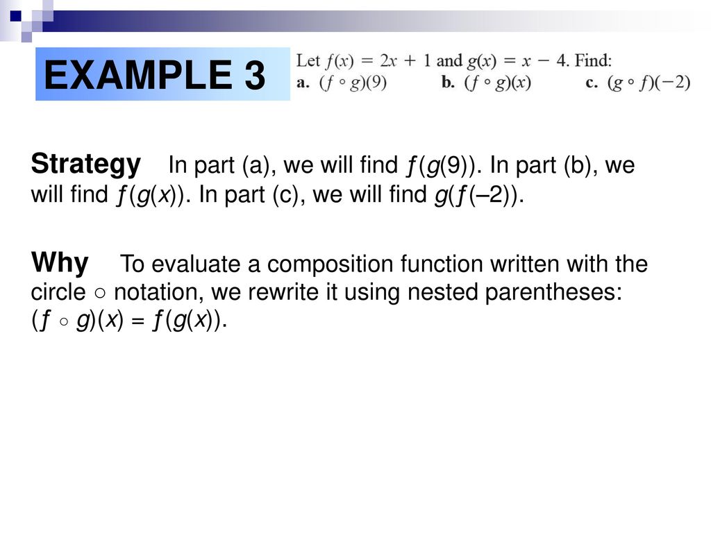 Algebra And Composition Of Functions Ppt Download
