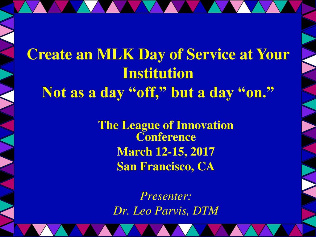 The League of Innovation Conference ppt download