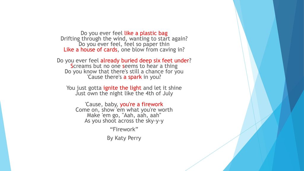 Writer s craft in song lyrics ppt download