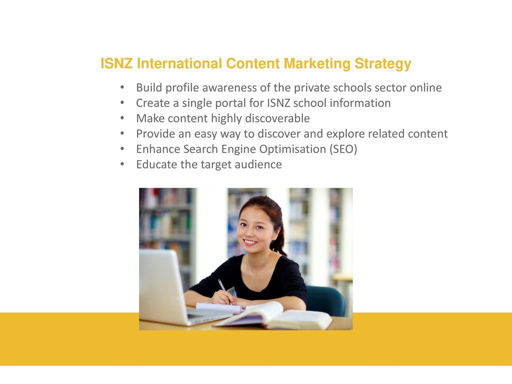 ISNZ International Content Marketing Strategy