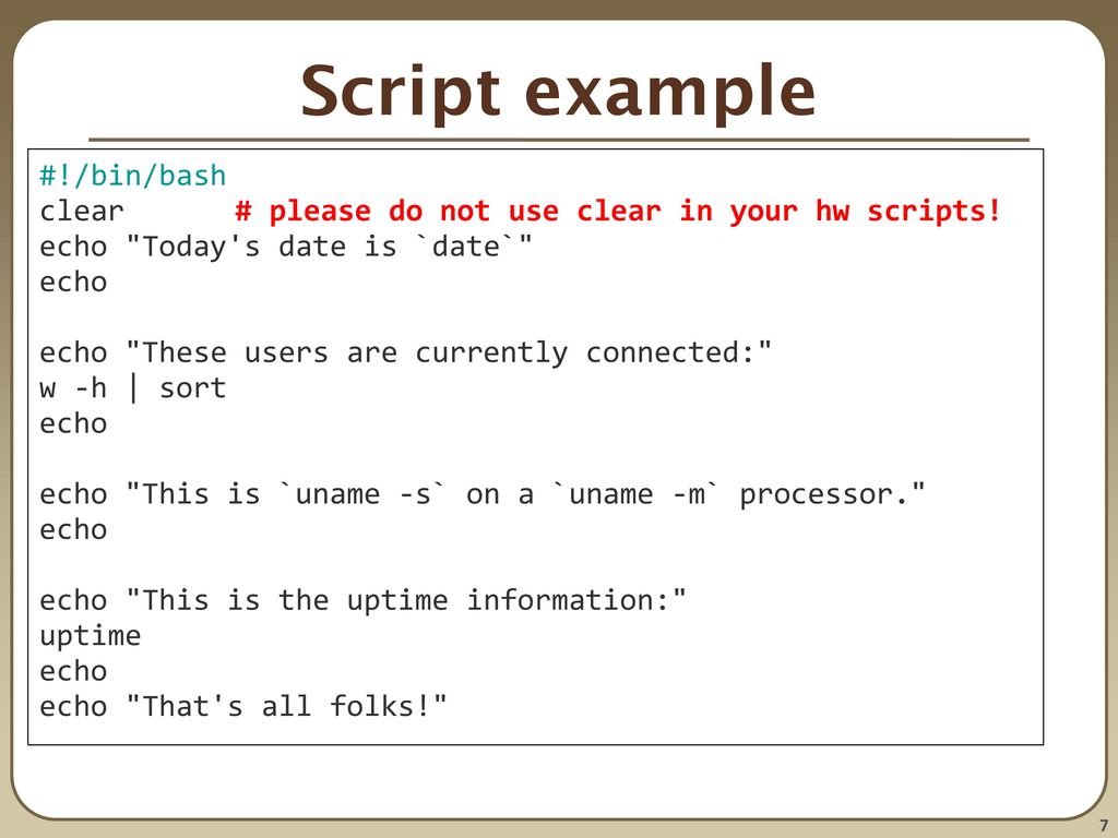 Script instances. Script example. Bash script example. Movie script example. <Script src="Module"></script>.