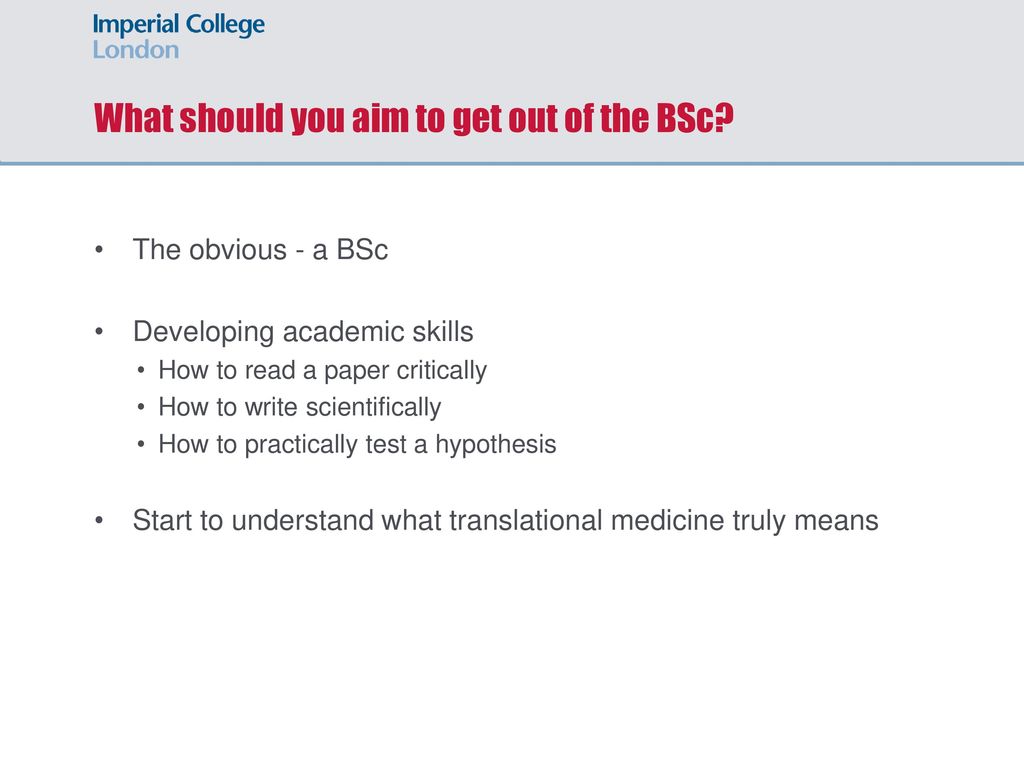 An introduction to the ibsc ppt download