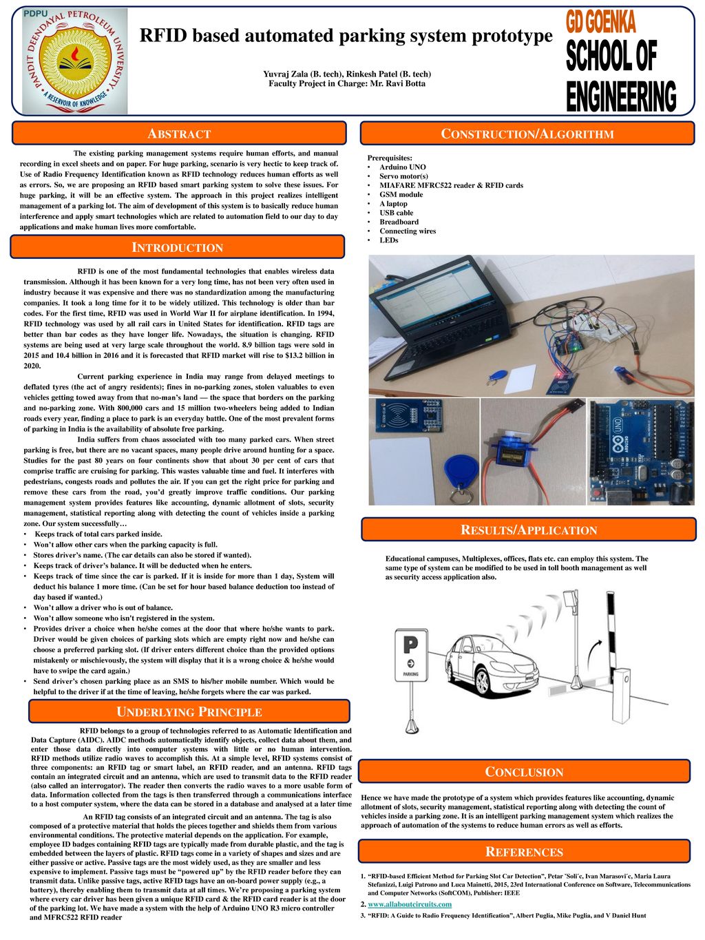 Rfid Based Automated Parking System Prototype Ppt Download