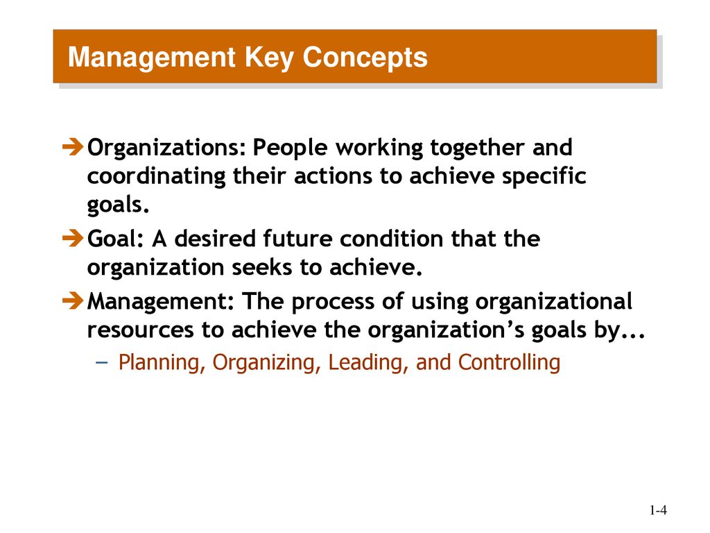 key concepts of organizational behavior