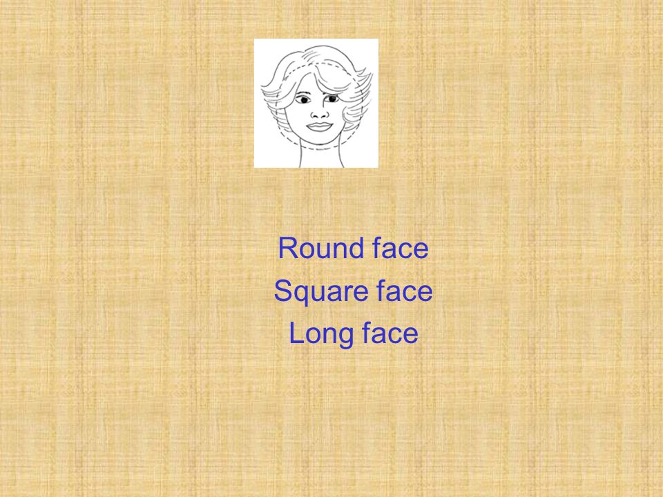 Round face Square face Long face