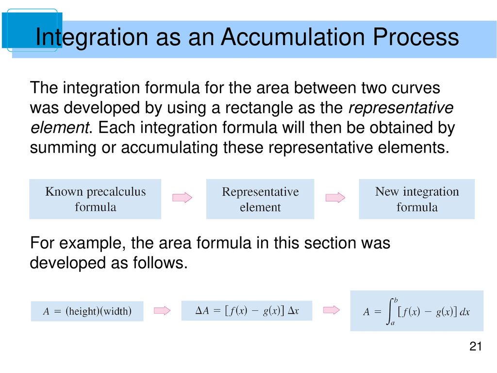 Integration as an Accumulation Process