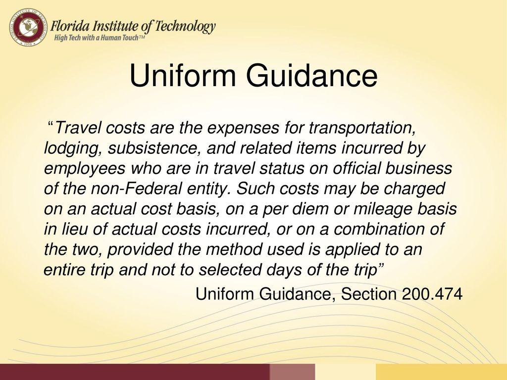 uniform guidance travel insurance