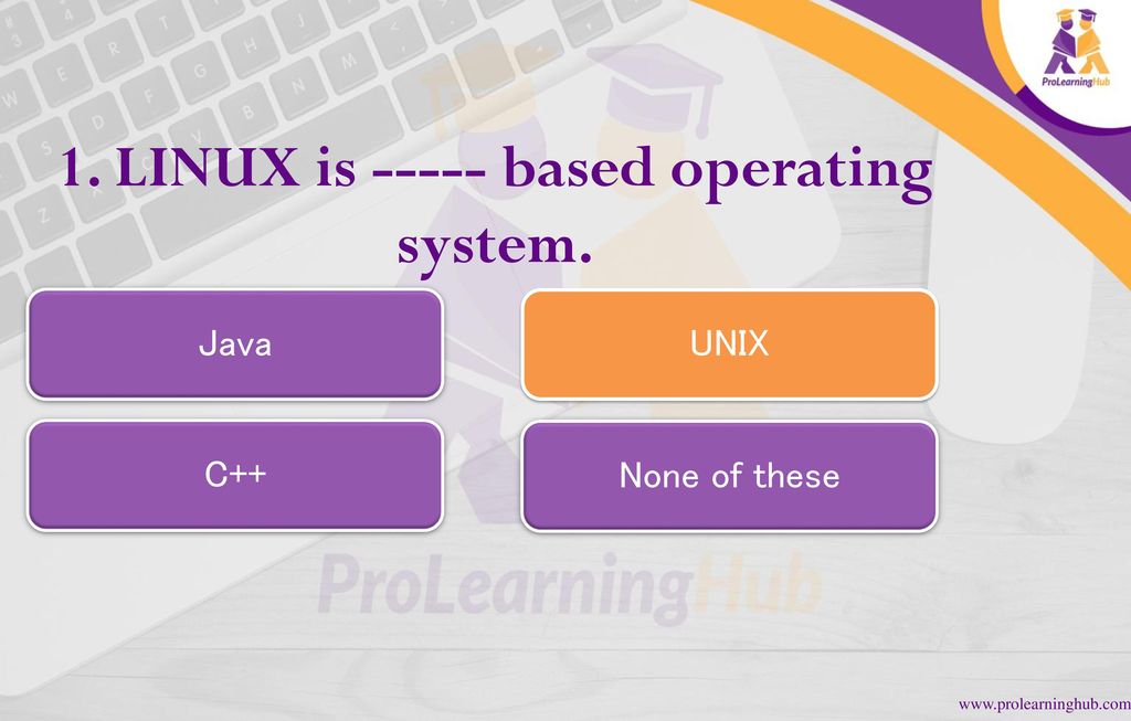 LINUX LANGUAGE MULTIPLE CHOICE QUESTION SET-5 - ppt download