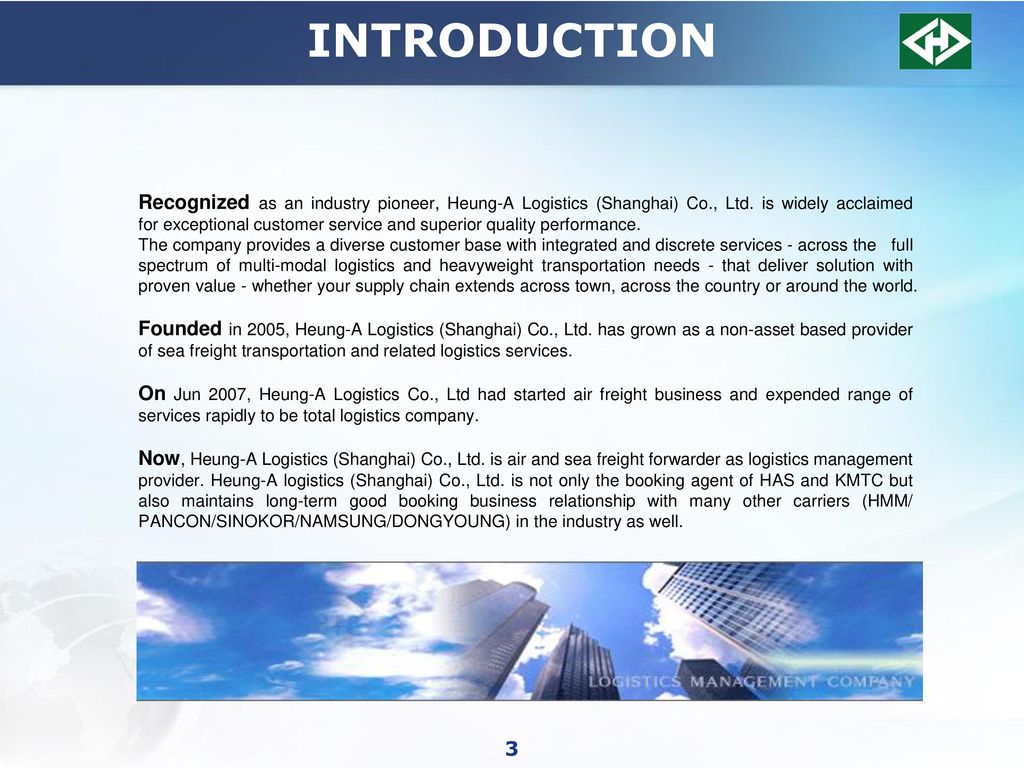 Heung A Logistics Shanghai Co Ltd Ppt Download Heung A Logistics Shanghai Co Ltd Ppt Download