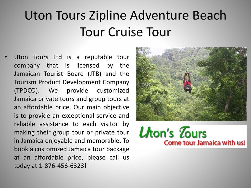 Uton Tours Zipline Adventure Beach Tour Cruise Tour