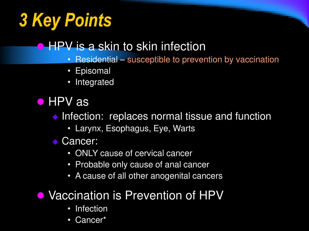 hpv esophageal cancer